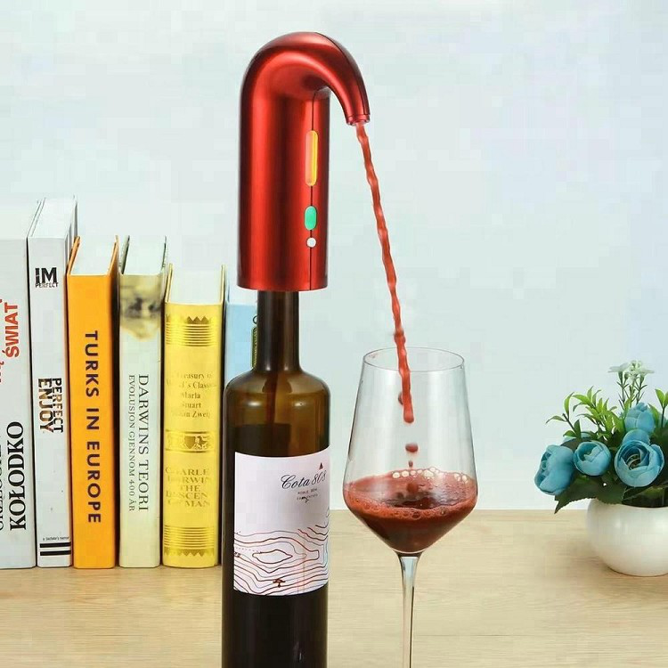 Patent electric wine aerator