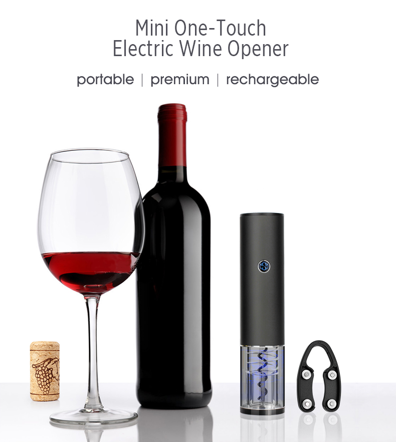 Mini Rechargeable Electric Wine Opener