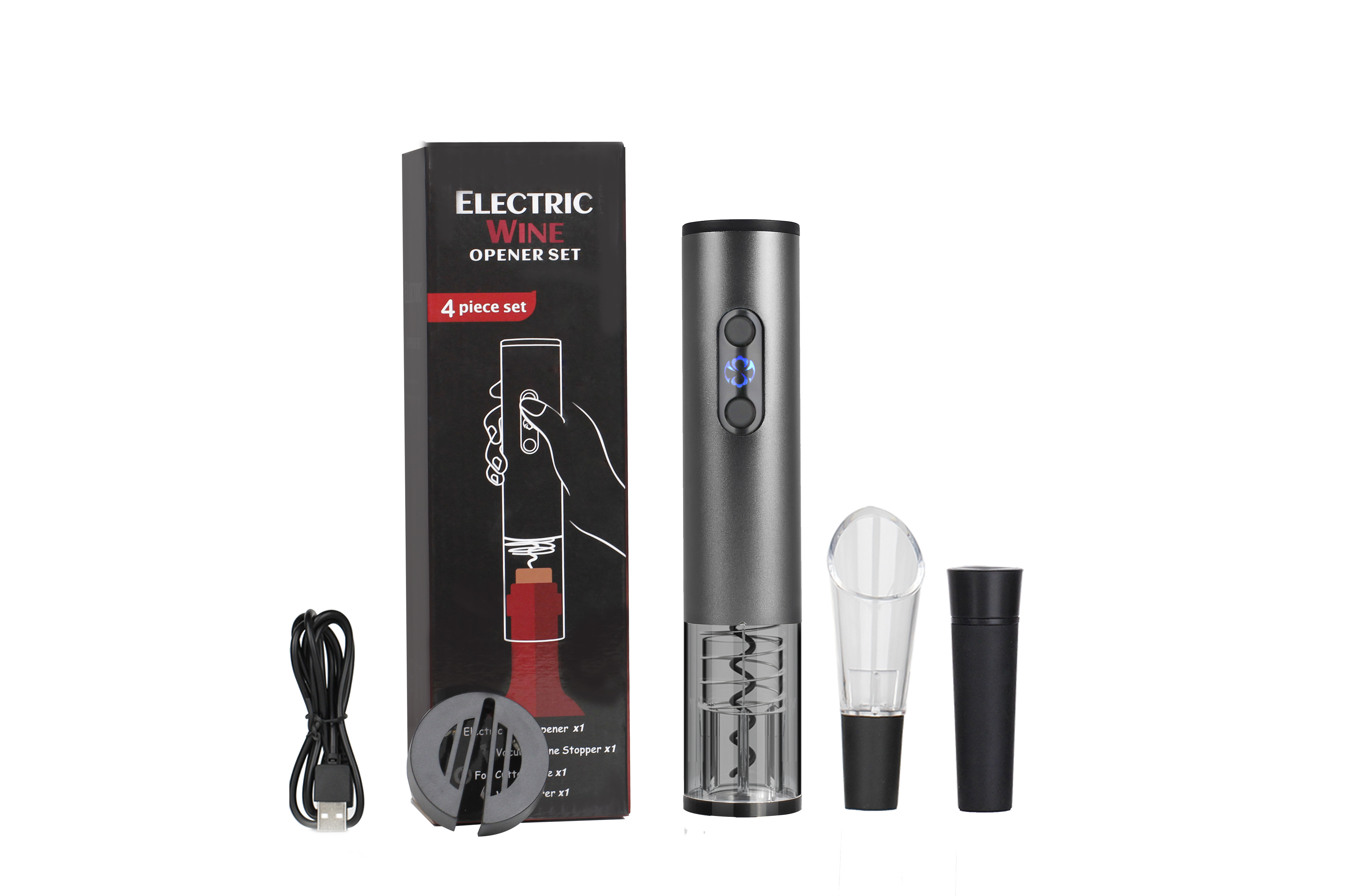 Newest Rechargeable Electric Wine Opener Set