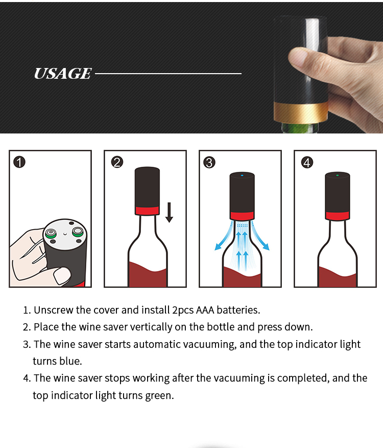 Automatic Vacuum Wine Saver(图11)